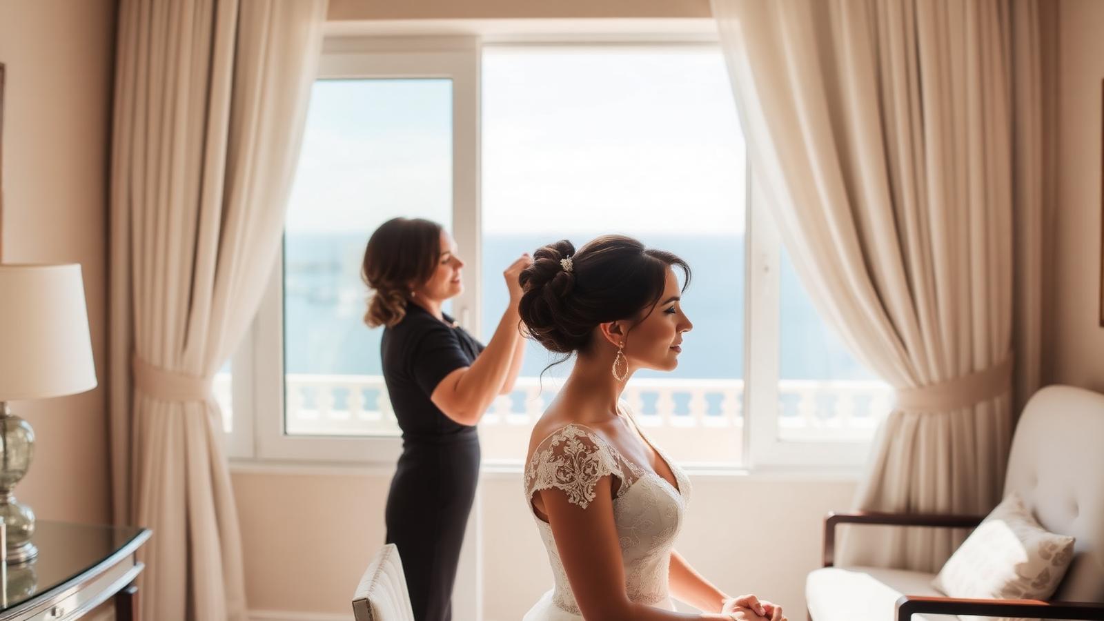 Peluquería y maquillaje de novia en Gibraltar