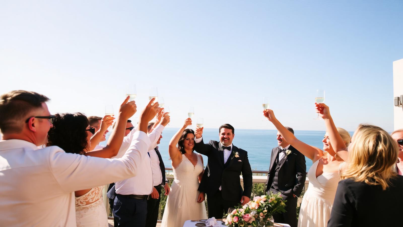 Añadir invitados extra a su boda en Gibraltar