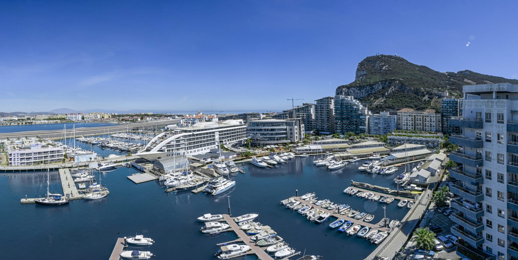 Ocean Village marina in Gibraltar